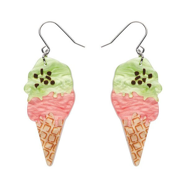 Erstwilder - La Dolce Vita Gelato Drop Earrings - 20th Century Artifacts