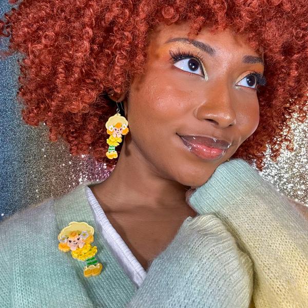Erstwilder - Lemon Meringue Brooch - 20th Century Artifacts