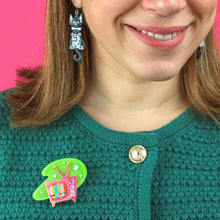 Load image into Gallery viewer, Erstwilder - Life in Technicolor Brooch - 20th Century Artifacts