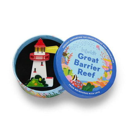 Erstwilder - Light up the Reef Lighthouse Brooch (2025) - 20th Century Artifacts
