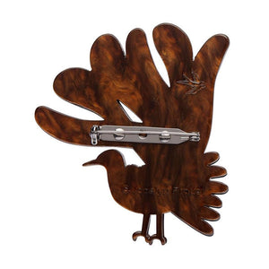 Erstwilder - Lilly Lyre Bird Brooch (Jocelyn Proust 2022) - 20th Century Artifacts