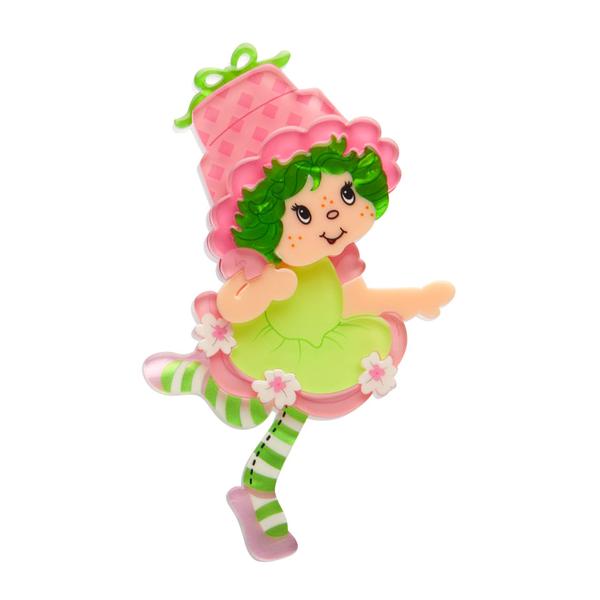 Erstwilder - Lime Chiffon Brooch - 20th Century Artifacts
