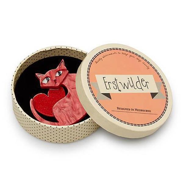 Erstwilder - Linda Love Cat Brooch (2017) - 20th Century Artifacts