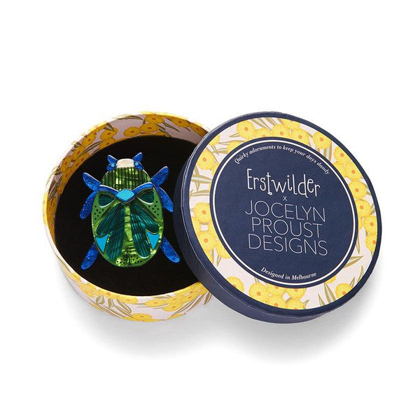 Erstwilder - Luck of the Beetle Brooch (Jocelyn Proust) (2023) - 20th Century Artifacts