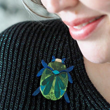 Load image into Gallery viewer, Erstwilder - Luck of the Beetle Brooch (Jocelyn Proust) - 20th Century Artifacts
