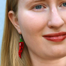 Load image into Gallery viewer, Erstwilder - Lucky Little Horn Drop Earrings - 20th Century Artifacts