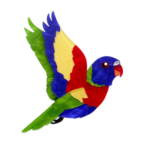 Erstwilder - Lulu the Lorikeet Brooch - 20th Century Artifacts