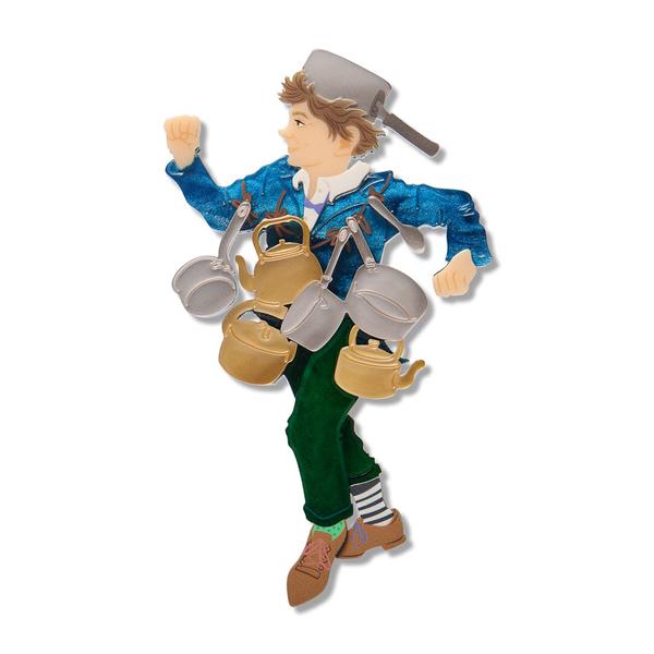 Erstwilder - Magic Faraway Tree - Saucepan Man Brooch - 20th Century Artifacts