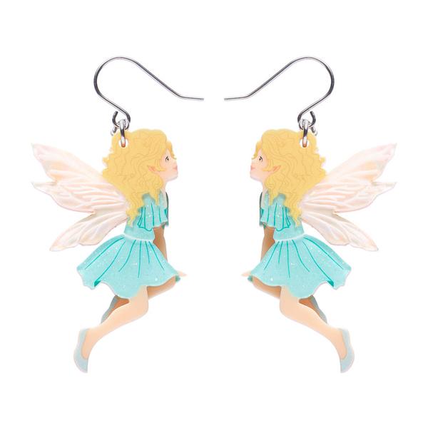 Erstwilder - Magic Faraway Tree - Silky the Fairy Drop Earrings - 20th Century Artifacts