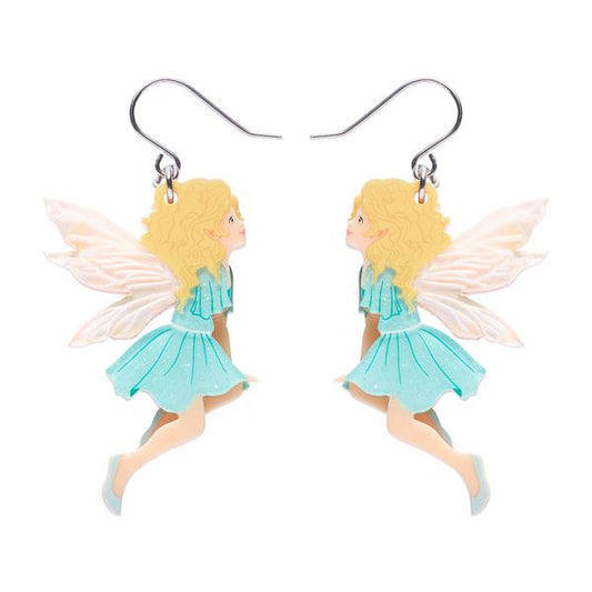 Erstwilder - Magic Faraway Tree - Silky the Fairy Drop Earrings - 20th Century Artifacts