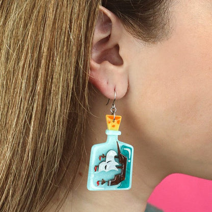 Erstwilder - Magnificent Maritime Drop Earrings - 20th Century Artifacts