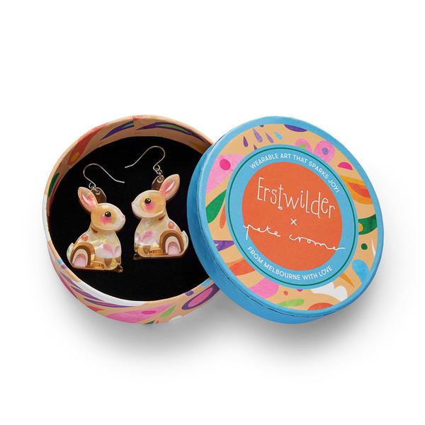Erstwilder - Maple the Bunny Drop Earrings - 20th Century Artifacts