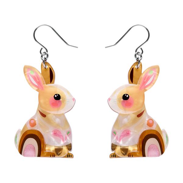 Erstwilder - Maple the Bunny Drop Earrings - 20th Century Artifacts