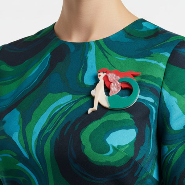 Erstwilder - Martha Mermaid Brooch (2014) - 20th Century Artifacts