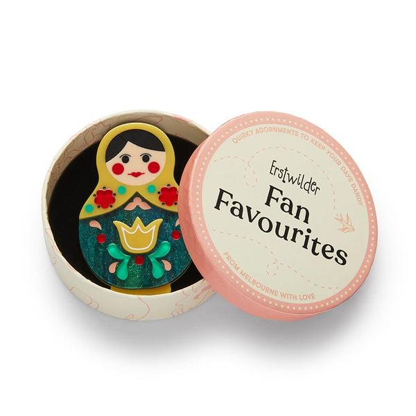 Erstwilder - Matryoshka Memories Toy Brooch (2025) - 20th Century Artifacts