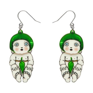 Erstwilder - May Gibbs Gumnut Babies Drop Earrings (2023) - 20th Century Artifacts