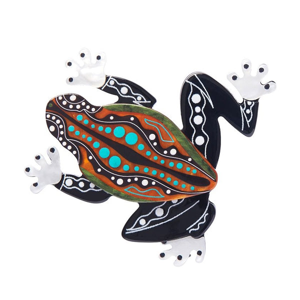 Erstwilder - *** Melanie Hava - The Frog 'Dunggoo' Brooch FREE GIFT WITH PURCHASE - 20th Century Artifacts