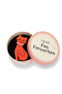 Erstwilder - Meow at Midnight Brooch (2023) - 20th Century Artifacts