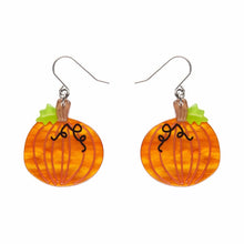 Load image into Gallery viewer, Erstwilder - Midnight Magic Pumpkin Drop Earrings (Terry Runyan 2) (2023) - 20th Century Artifacts