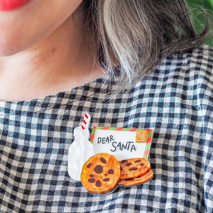 Erstwilder - Midnight Snack Station Brooch - 20th Century Artifacts