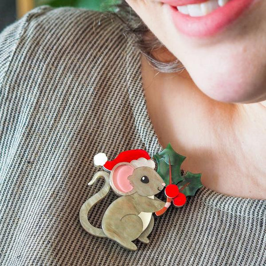 Erstwilder - Milly the Mouse Brooch - 20th Century Artifacts