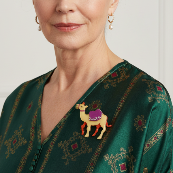 Erstwilder - Miss Sahara Camel Brooch (2015) - 20th Century Artifacts