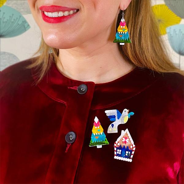 Erstwilder - Modern Holiday Mystery Mini Brooch Set of 3 (2022) - 20th Century Artifacts
