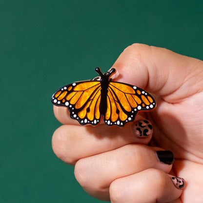 Erstwilder - Monarch Butterfly Simplified Mini Brooch - 20th Century Artifacts