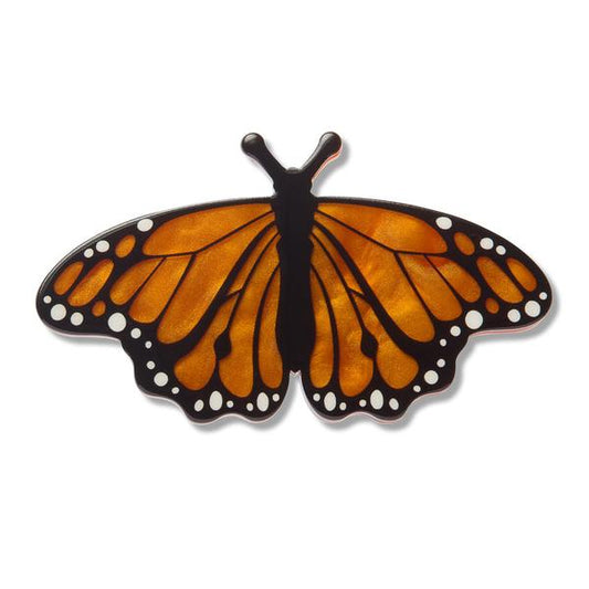 Erstwilder - Monarch Butterfly Simplified Mini Brooch - 20th Century Artifacts