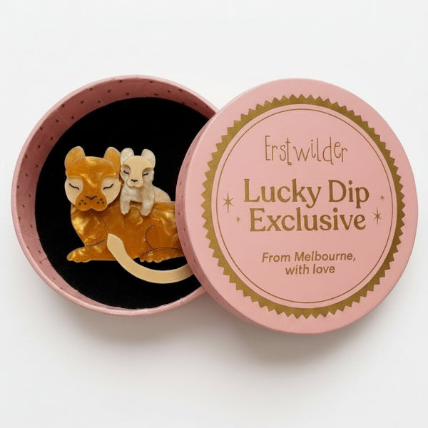 Erstwilder - Mother Cub Love Lion Brooch LDE (2026) - 20th Century Artifacts