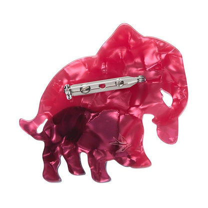 Erstwilder - Mother Ella Elephants Brooch (2023) - 20th Century Artifacts