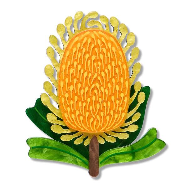 Erstwilder - Mountain Banksia Brooch - 20th Century Artifacts
