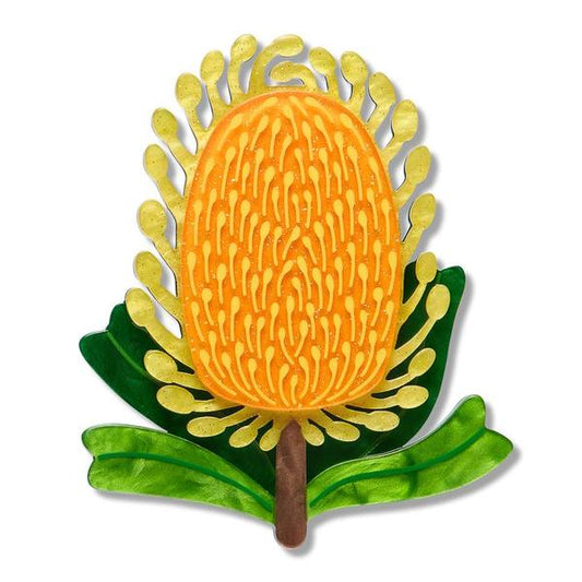 Erstwilder - Mountain Banksia Brooch - 20th Century Artifacts