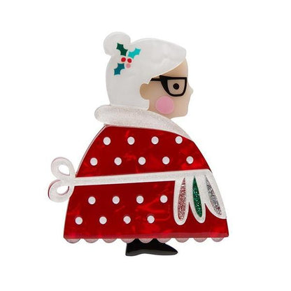 Erstwilder - Mrs Clause Brooch (Pete Cromer) (2020) (pre-loved) - 20th Century Artifacts
