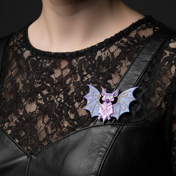 Erstwilder - Nature's Nocturne Bat Brooch (2020) - 20th Century Artifacts