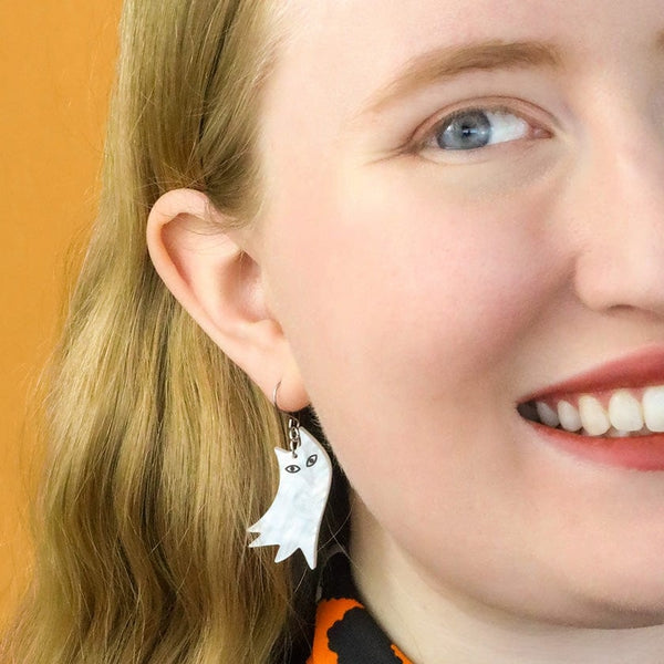 Erstwilder - Nine Afterlives Drop Earrings (Terry Runyan 2) (2023) - 20th Century Artifacts