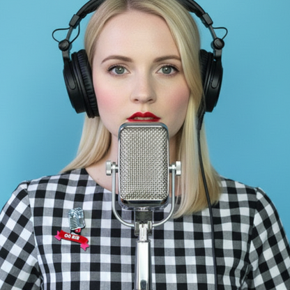 Erstwilder - On Air Microphone Brooch (2017) (PRE-LOVED) - 20th Century Artifacts