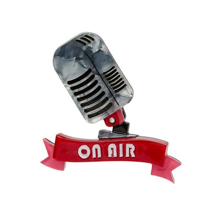 Erstwilder - On Air Microphone Brooch (2017) (PRE-LOVED) - 20th Century Artifacts