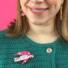 Load image into Gallery viewer, Erstwilder - One Smooth Ride Brooch - 20th Century Artifacts