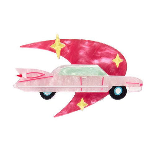 Erstwilder - One Smooth Ride Brooch - 20th Century Artifacts