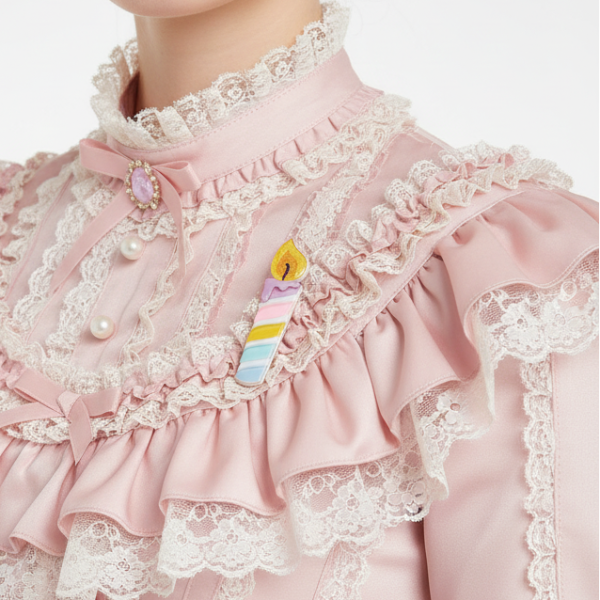 Erstwilder - One Wish Birthday Candle Brooch (2016) - 20th Century Artifacts