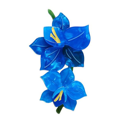 Erstwilder - Opulent Orchidaceae Brooch - 20th Century Artifacts