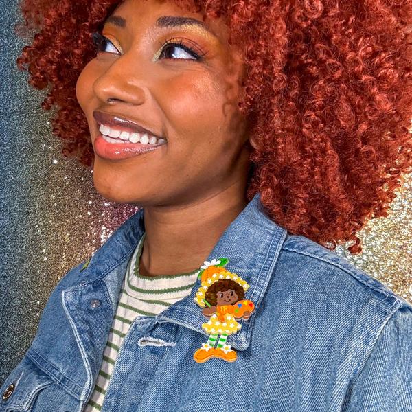 Erstwilder - Orange Blossom Brooch - 20th Century Artifacts