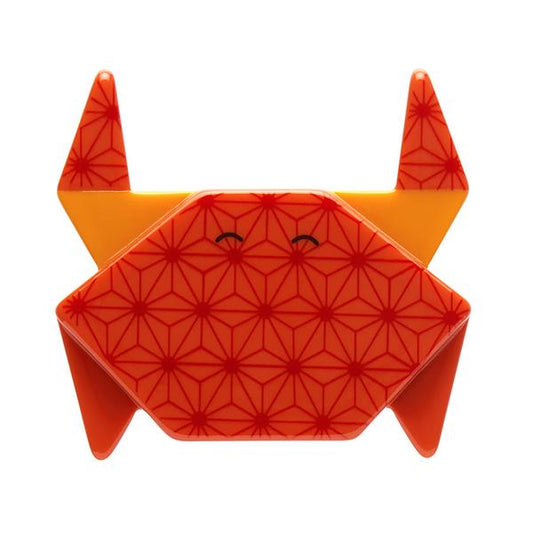 Erstwilder - Origami - Good Crab Brooch - 20th Century Artifacts