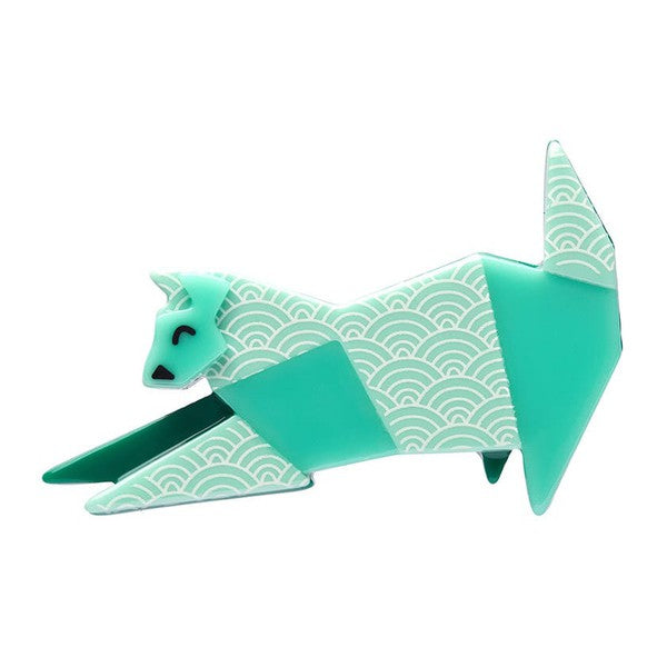 Erstwilder - Origami - Kitty Cat, Kitty Cat Brooch - 20th Century Artifacts