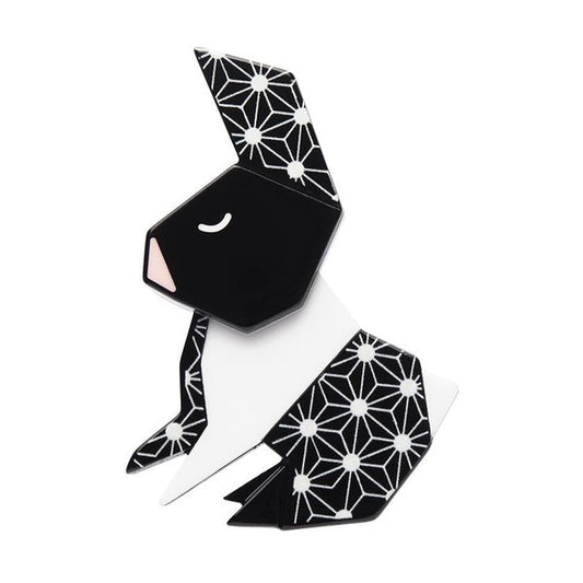 Erstwilder - Origami - Sleeping Rabbit Brooch - 20th Century Artifacts