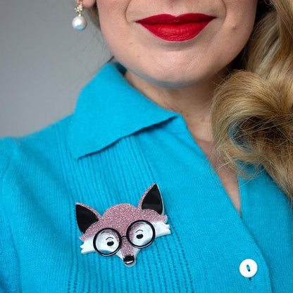 Erstwilder - Oscar Wildenfox Brooch (2021) - 20th Century Artifacts