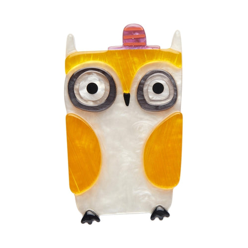 Erstwilder - Owl-O-Ween Brooch (Terry Runyan) (2023) - 20th Century Artifacts