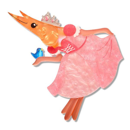 Erstwilder - Pascal the Princess Prawn Brooch - 20th Century Artifacts