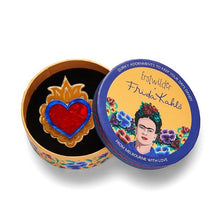 Load image into Gallery viewer, Erstwilder - *** Passion of the Heart Brooch (Frida Kahlo) FREE GIFT WITH PURCHASE - 20th Century Artifacts